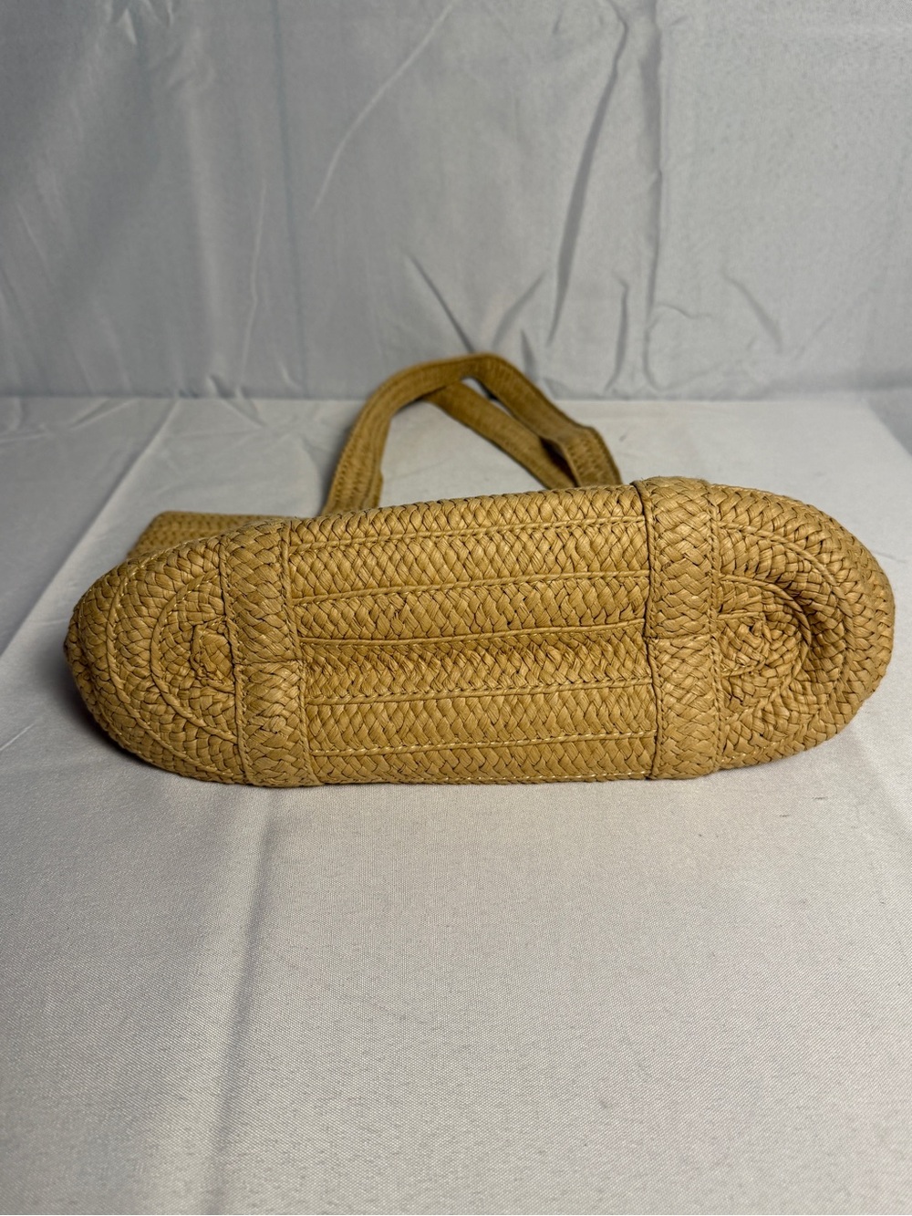 Draper James Woven Straw Tote Bag Natural Color - Picture 4 of 8